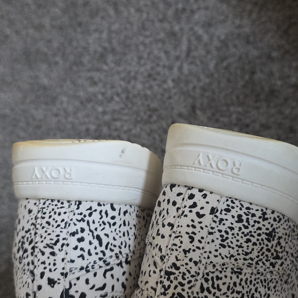 Pre-owned Womens Roxy Surf Roxy  Mid High Top Sneaker Shoes Sz 8 - Picture 9 of 11